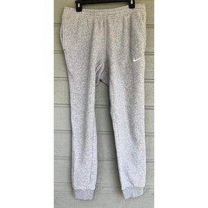 Nike Mens Club Fleece Tapered Cuff Sweatpants Size Medium Grey Joggers Lounge